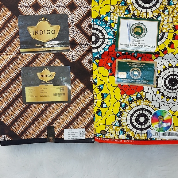 Elegant & stunning African Ankara wax,100% cotton. - Picture 2 of 16